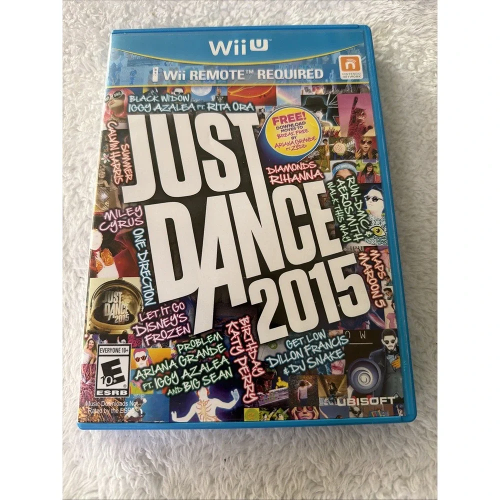 Just Dance 2015 Wii-U US Version Nintendo Video Game Ubisoft Complete CIB